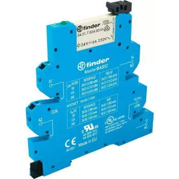 Electromechanical relay Finder 39.01.8.230.0060 230 V AC 6 A 1 changeover contact