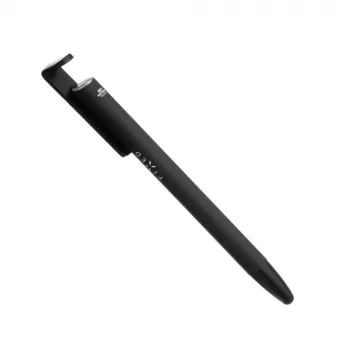 3‑in‑1 pen with stylus and stand FIXED FIXPEN-BK — ballpoint, capacitive tip, integrated stand, black