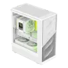 Gamemax Case | AERIS 330 MW | White | Mini Tower | Power supply included No
