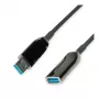 ROLINE USB3.2 Gen1 Akt. AOC-Cable ST/ST 10m - Cable - Digital/Data - 10 m (12.04.1075)