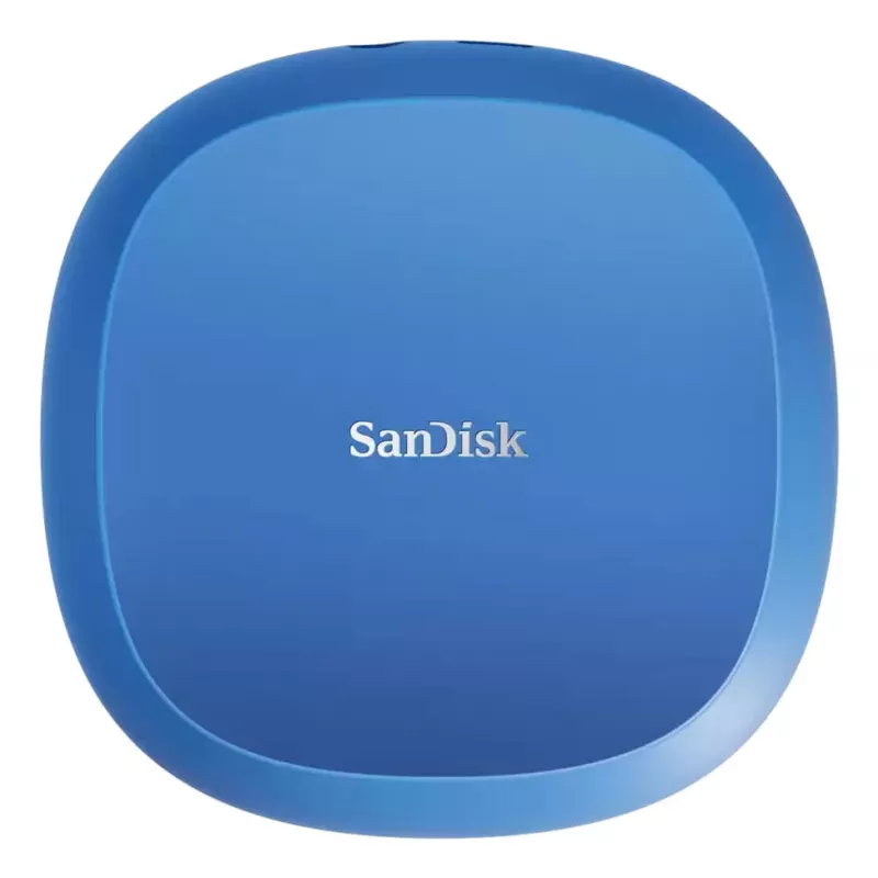 SanDisk Creator Desk Drive External Hard Drive, SSD, 4TB, Blue, SDSSDT40C-4T00-E25