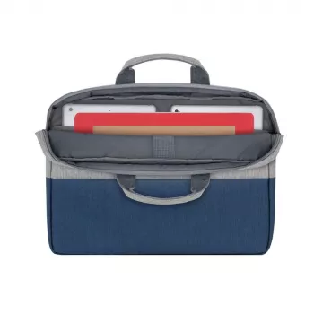 Rivacase 7532 39.6 cm (15.6) Briefcase Blue, Grey