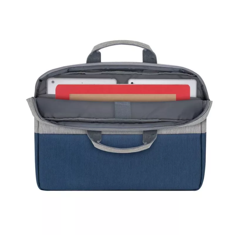 Rivacase 7532 39.6 cm (15.6) Briefcase Blue, Grey