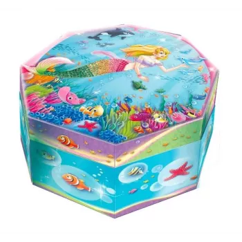 Pecoware Octagonal music box - Mermaid