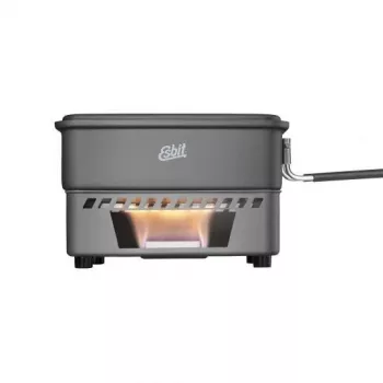 ESBIT Solid fuel cookset Pot 1.1 L Aluminium, Black