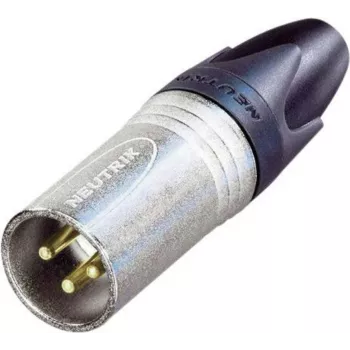 Neutrik XLR-Connector Plug, straight Number of Poles: 3 Silver NC3MXX-EMC 1 pc(s) (NC3MXX-EMC)