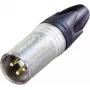Neutrik XLR-Connector Plug, straight Number of Poles: 3 Silver NC3MXX-EMC 1 pc(s) (NC3MXX-EMC)