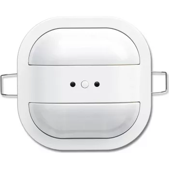 Ceiling passive infrared (PIR) sensor Busch-Jaeger 6131/31-24 — wired, 12 m detection, 24 V DC, white
