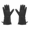 Gloves Glovii GLWM polyester, touchscreen, windproof, weatherproof, padded palm, anti-slip, heating function, S-M, black