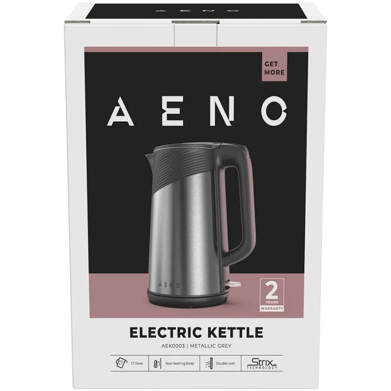 AENO EK3 electric kettle 1.7 L 2200 W Black