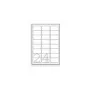 Addressing labels Avery Zweckform J8159-25 — white, inkjet, 63.5×33.9 mm, 600 labels (25 sheets)