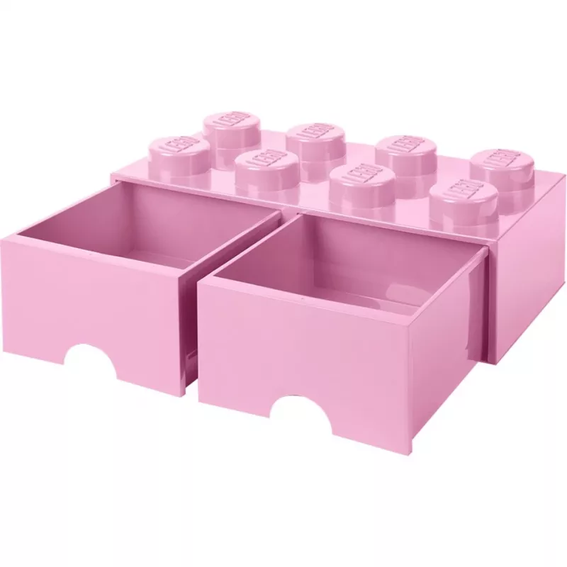LEGO Brick Drawer 8 pink, Storage Box pink