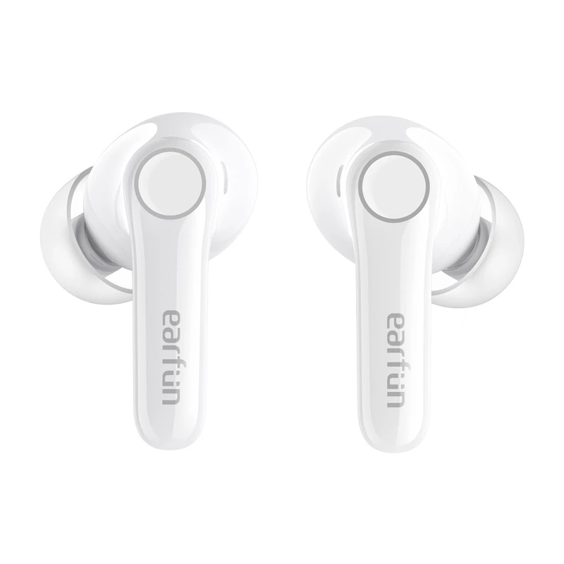Wireless TWS Earfun Air Pro 4 headphones with ANC, pearl finish