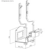 CPU holder, MC-116 B black