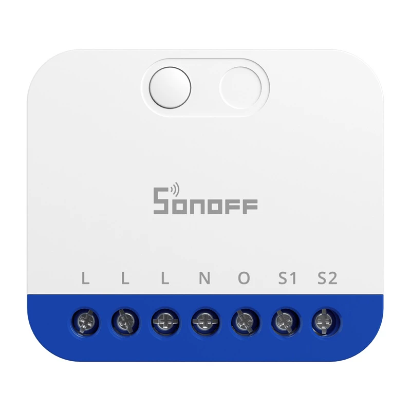 Smart mini Wi‑Fi dimmer controller Sonoff MINI‑DIM — compact in‑wall module for LED/lighting dimming, Matter compatible