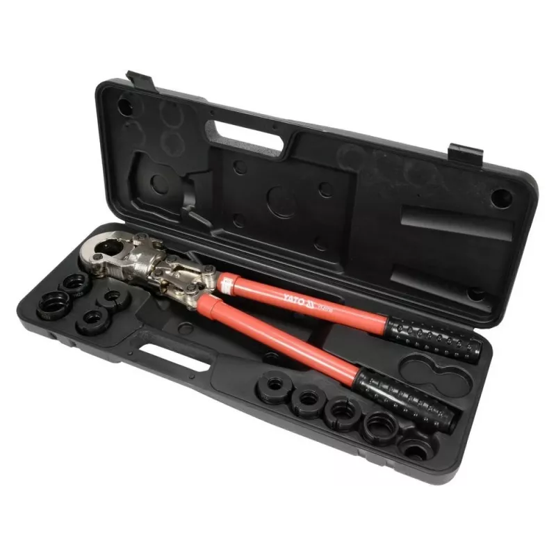 Yato PEX-AL-PEX Crimping Manual Crimping Tool With 8 Bones Set