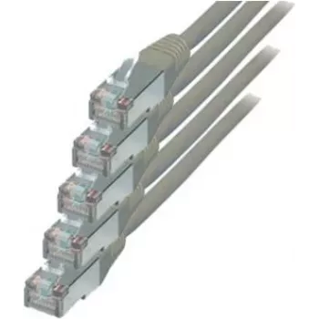 Networking Cable ShiverPeaks BS75711-H-SET5 1m Cat6 S/FTP Grey