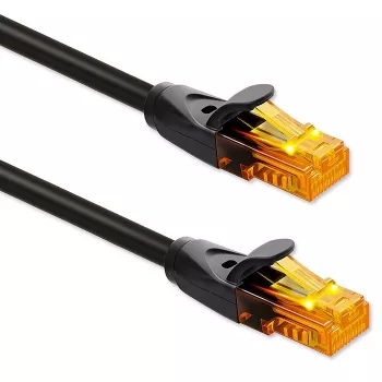 UTP patchcord cable QOLTEC 30 m Cat6 2×RJ45 black