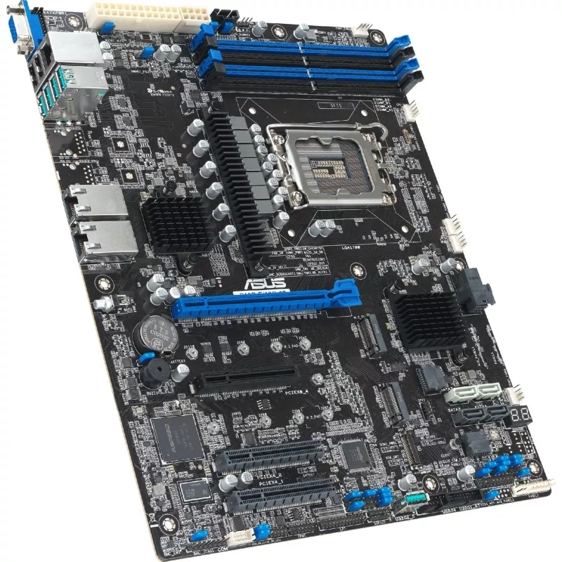 Server Motherboard ASUS P13R-E/10G-2T LGA 1700 ATX, Intel chipset, DDR5 ECC UDIMM, 4x DIMM, 2x 10Gb RJ-45, 8x SATA III, 2x M.2