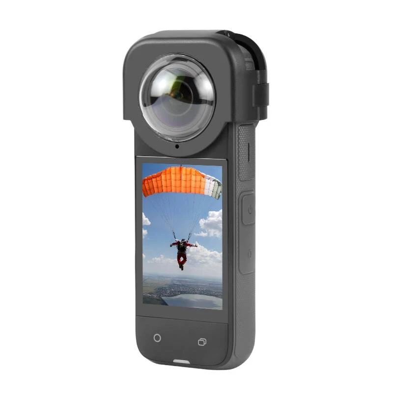 Lens Cover for Insta360 X4 by Puluz PU975 — Optical Glass, Scratch-Resistant, Durable