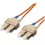 Equip SC/SC Fiber Optic Patch Cord- OM1/OM2, 10m , 62.5/125µ