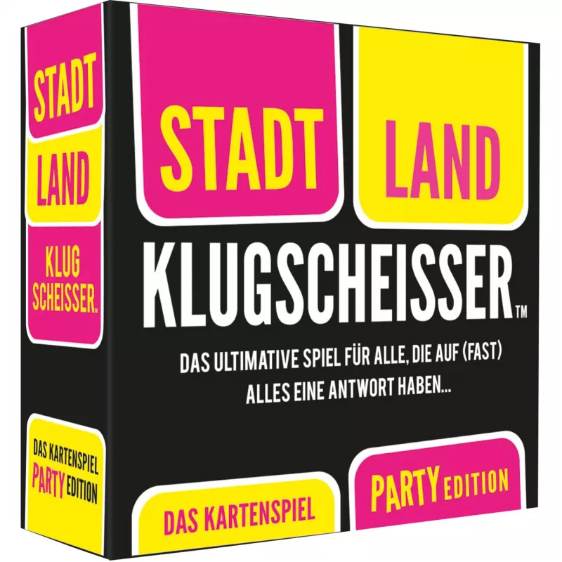 Stadt Land Klugscheisser - The Card Game (Party Edition), Party Game