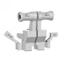 Flight stick throttle module MOZA TQB — white, 270 g, compact throttle controller