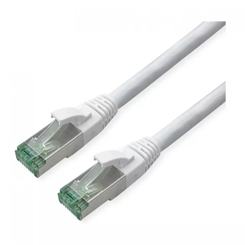 ROLINE RM Patch Cable Cat.6A S/FTP (PiMF), wei, 0,5 m