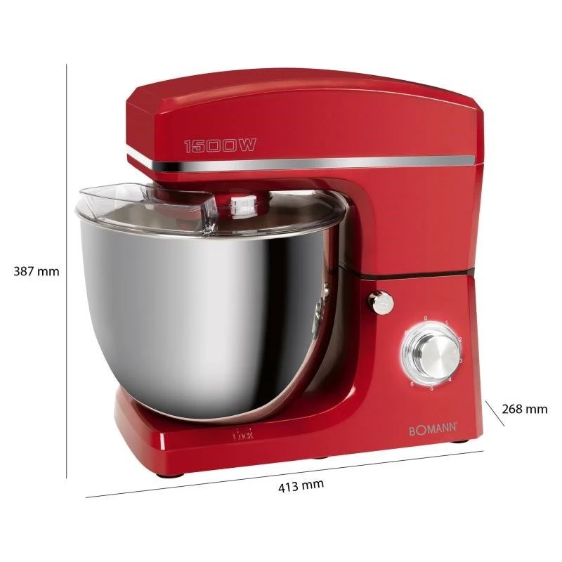 Stand mixer Bomann KM 6036 CB - 10 L, red