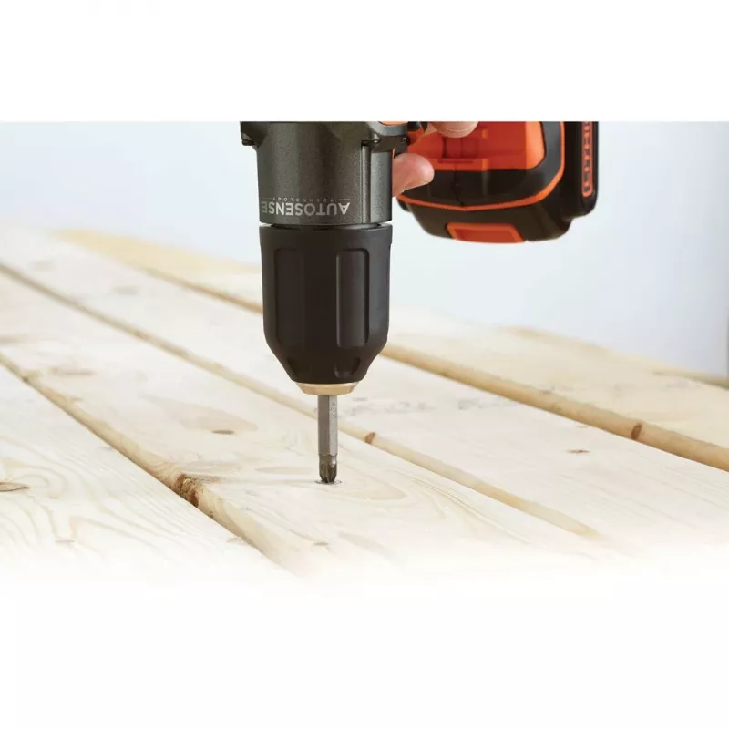 Drill Black & Decker ASD18K-QW, Keyless, 1.5 Ah, Black/Orange