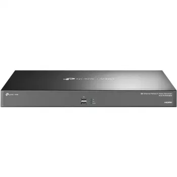Network Video Recorder TP-Link VIGI 64 Channel NVR, 64ch input, 4K 3840×2160, 16-ch playback, SATA HDD, 64 TB max, 2×LAN, USB-A