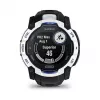 Smartwatch GARMIN Instinct 3.05 cm (1.2 inch) AMOLED 45 mm 390x390 px Touchscreen Black White GPS 4 GB 53 g Silicone band