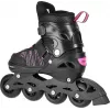 Nils Extreme NH11912 A 2IN1 Skates BLACK/PINK SIZE. S (31-34) With Interchangeable Hockey Skates