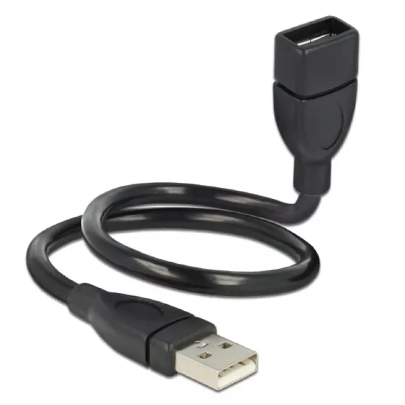 USB Cable DeLOCK 35cm USB 2.0 83498 Black