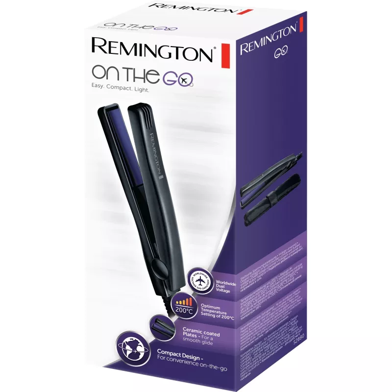 Remington S2880 hair styling tool Straightening iron Warm Black