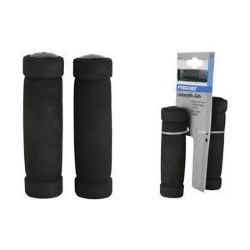 Bicycle handlebar grips FISCHER Soft, 1 pair — comfortable soft grip