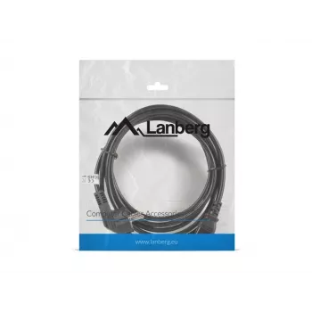 Lanberg CA-C13C-11CC-0030-BK Power Cable Black 3 M C13 coupler CEE7/7 (CA-C13C-11CC-0030-BK)