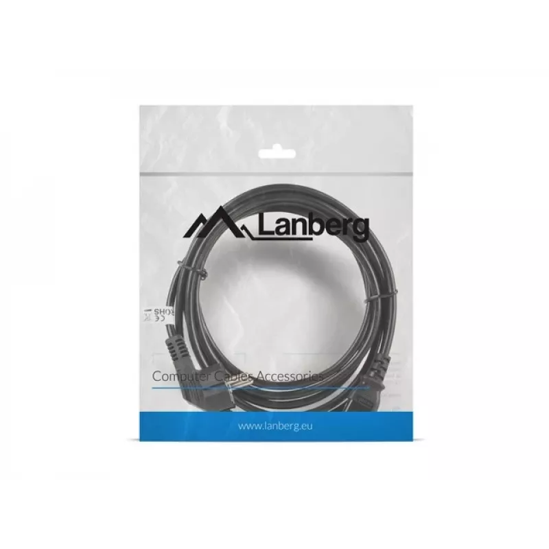 Lanberg CA-C13C-11CC-0030-BK Power Cable Black 3 M C13 coupler CEE7/7 (CA-C13C-11CC-0030-BK)