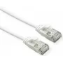 ROLINE GREEN U/FTP DataCenter Patch Cable Cat.6A (Class EA), LSOH, slim, White, 1 m (21.44.1701)