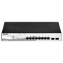 D-Link DGS-1210-08P/E Managed L2 Gigabit Ethernet (10/100/1000) Power over Ethernet (PoE) Black