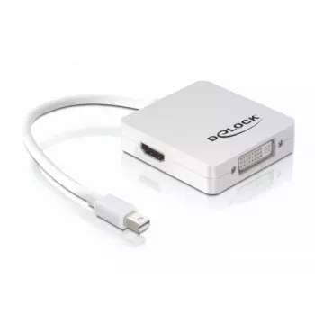 Video Cable Adapter DeLOCK 61768 Mini DisplayPort DisplayPort DVI HDMI 0.24m