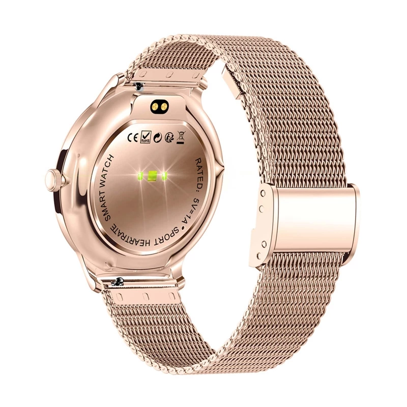 Smartwatch Colmi V89 Stainless Steel Gold with Bluetooth and Heart Rate Monitor
