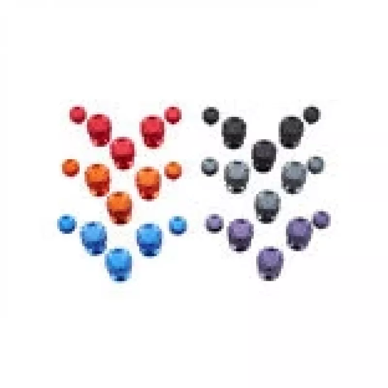 Asetek Aluminum Button Color Kit for Asetek controllers — 6 colors set