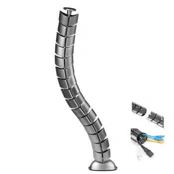 Organizer grille cables to the desk MC-768 S silver