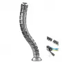 Organizer grille cables to the desk MC-768 S silver