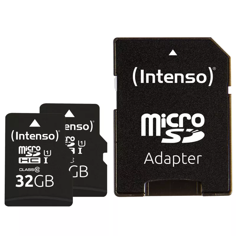 Flash Memory Intenso 32GB UHS-I microSDHC Doppelpack