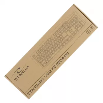 Titanum TK101 keyboard USB Black