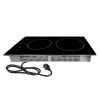 Ceramic hob LIN LC-G3048, built-in 4 cooking zones, 3000 W, touch control, glass top, child lock