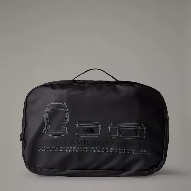 Travel bag The North Face Base Camp Voyager Duffel 32L - tnf black/asphalt grey