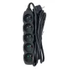 Power strip ESPERANZA ELK208K — 5 sockets, 3 m cable, black